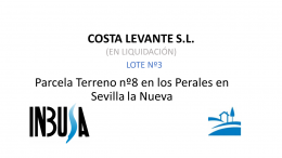 Parcela Terreno nº8 en "Los Perales" - Sevilla la Nueva