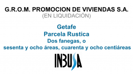 Getafe(Madrid)-Parcela Rustica