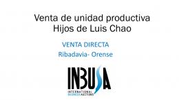 Venta Unidad Productiva Hijos Luis Chaos